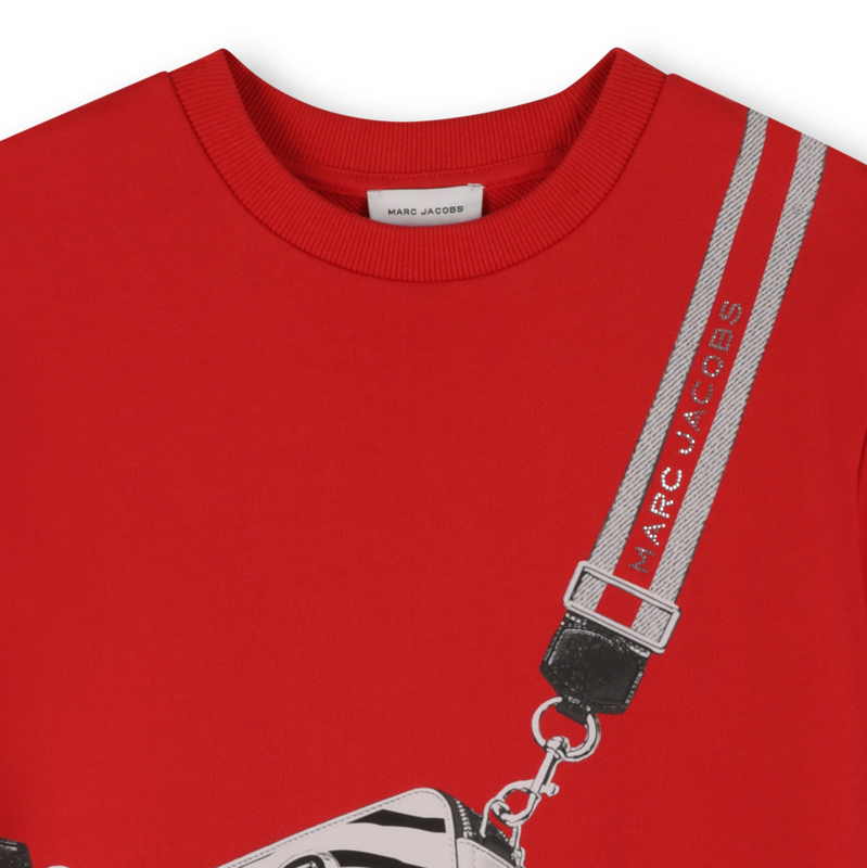 Cotton fleece dress MARC JACOBS 
                        GIRL