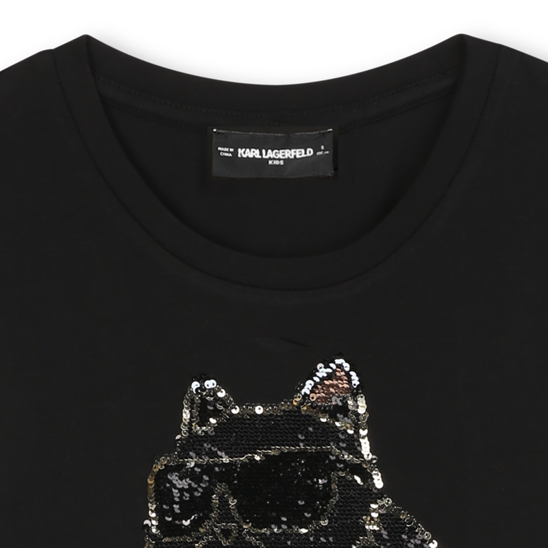 Short-sleeved T-shirt KARL LAGERFELD KIDS 
                        GIRL