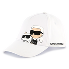 Adjustable printed cap KARL LAGERFELD KIDS 
                    GIRL
