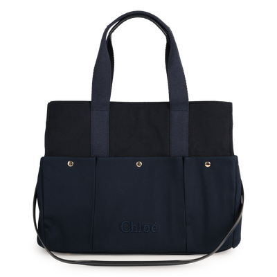 Bi-material diaper bag CHLOE GIRL