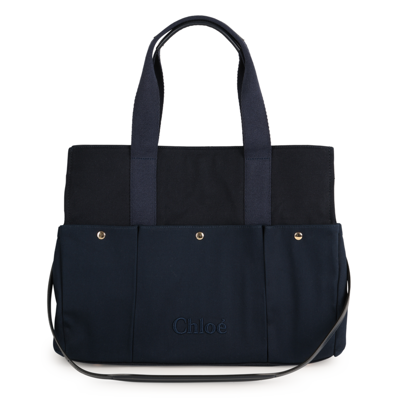 Bi-material diaper bag CHLOE 
                    GIRL