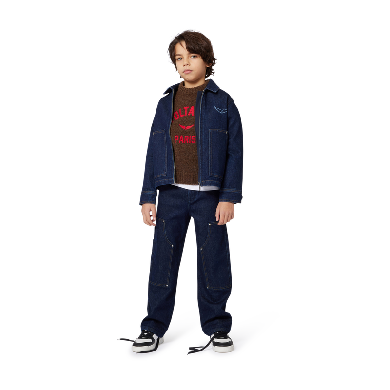 Wide jeans with topstitching ZADIG & VOLTAIRE 
                        BOY