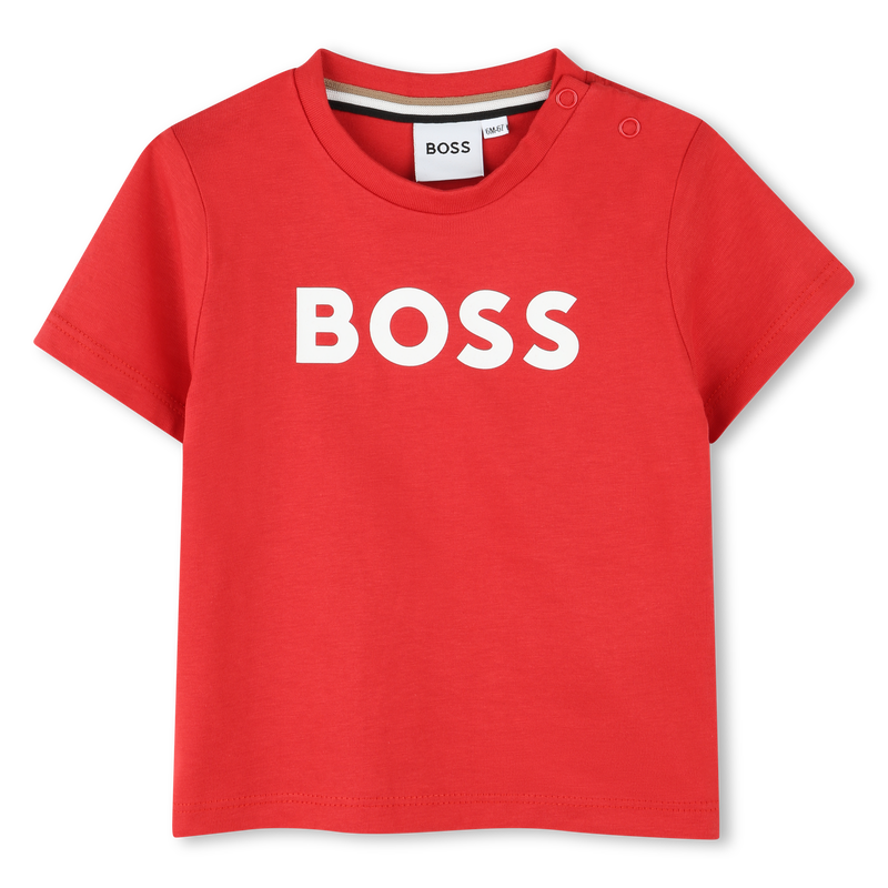 Cotton Logo T-Shirt BOSS 
                    BOY