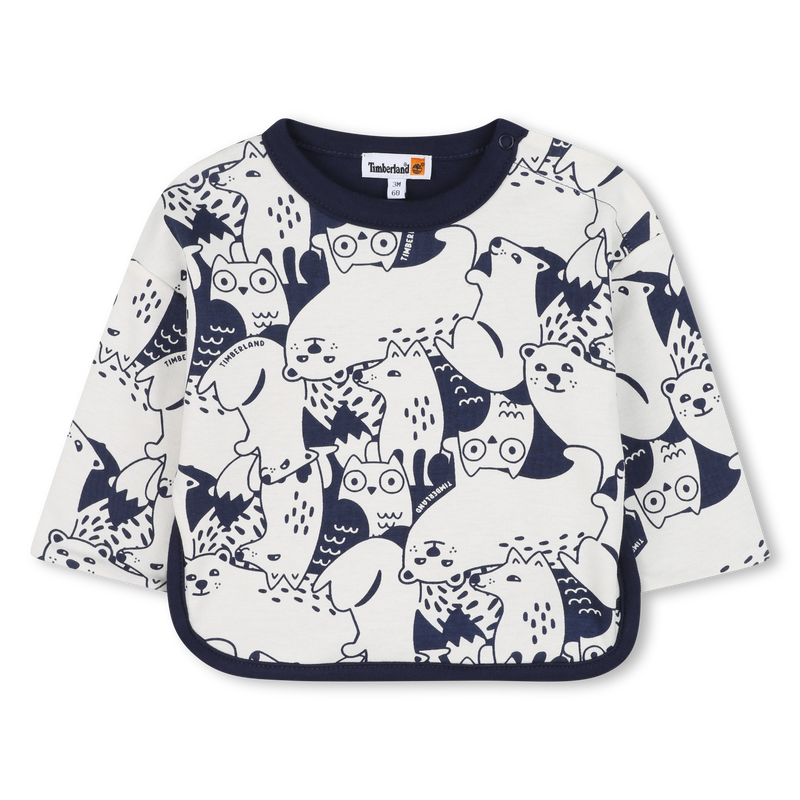 Snap T-shirt and pants TIMBERLAND 
                    BOY