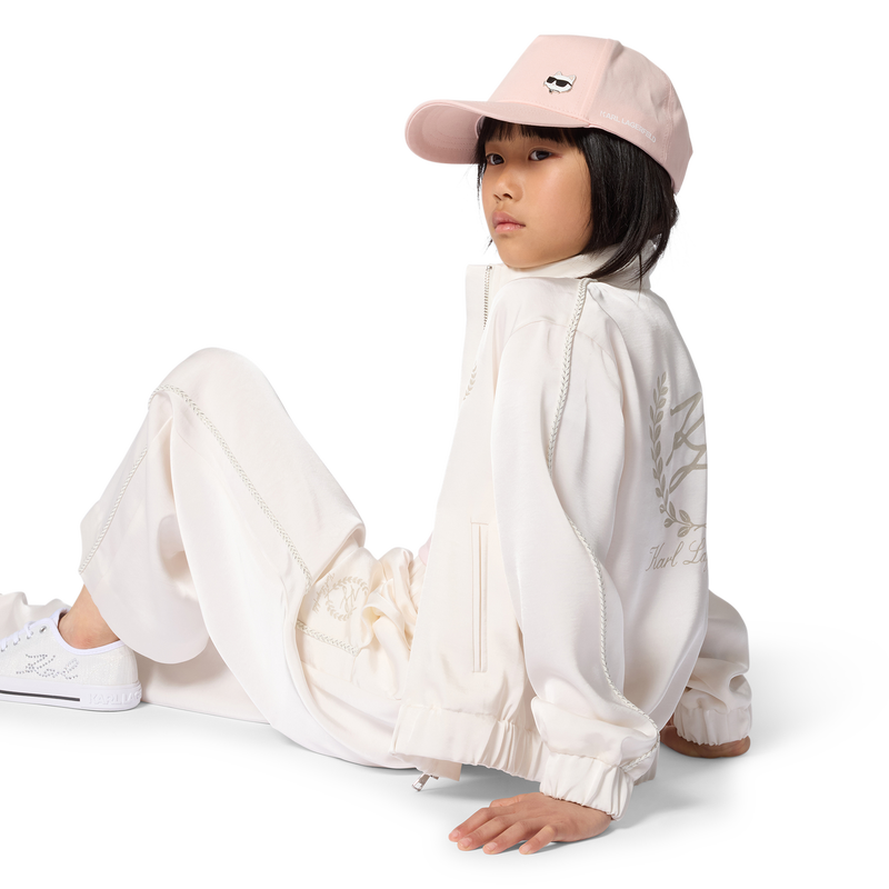 Zip-Up Hoodie KARL LAGERFELD KIDS 
                        GIRL
