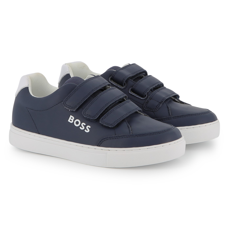 Cowhide leather sneakers BOSS 
                    BOY