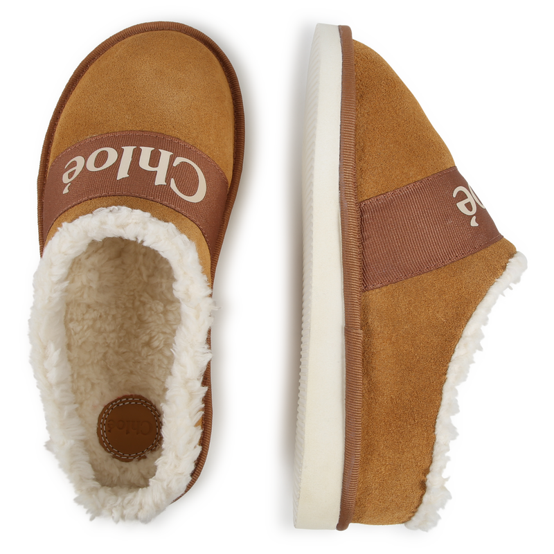 Suede Slippers CHLOE 
                    GIRL