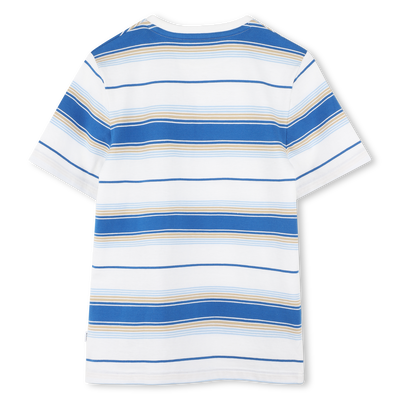 Striped Cotton T-Shirt BOSS BOY