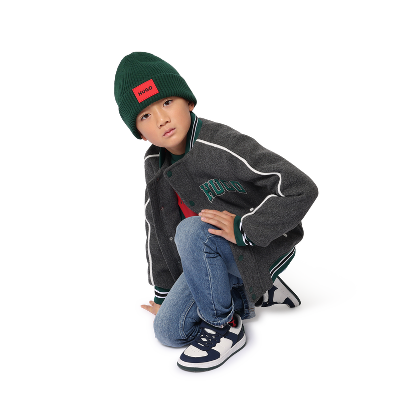 Varsity-Style Jacket HUGO 
                    BOY