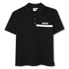 Short-Sleeved Polo Shirt, BLACK, hi-res