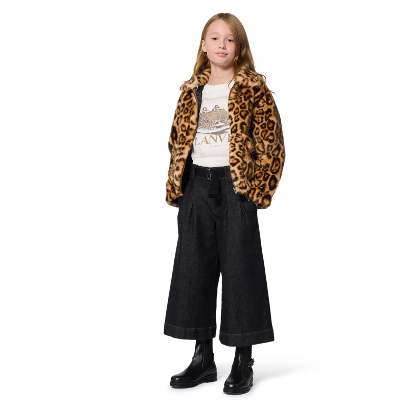 Fluffy fleece jacket LANVIN 
                        GIRL