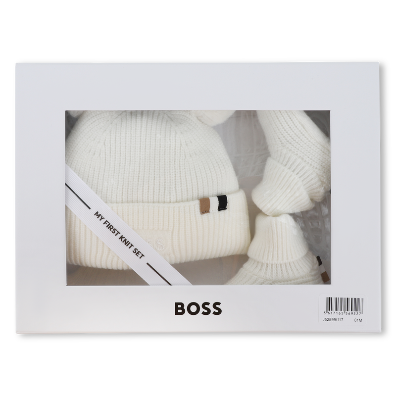 Hat and booties set BOSS 
                        UNISEX