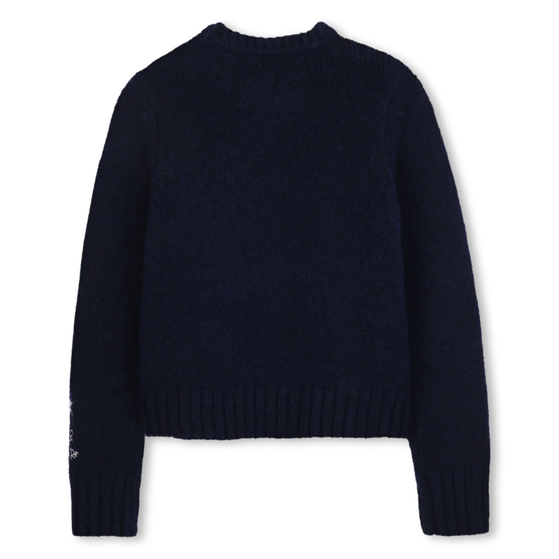 Round sweater with buttoned opening ZADIG & VOLTAIRE 
                        GIRL