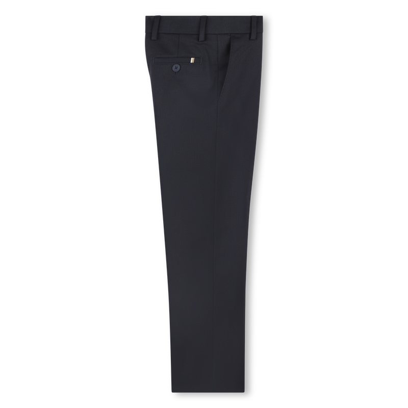 Plain Suit Trousers BOSS 
                    BOY
