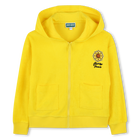 Terry cloth zip-up sweater KENZO KIDS 
                    GIRL