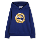 HOODED SWEATSHIRT, NAVY, hi-res