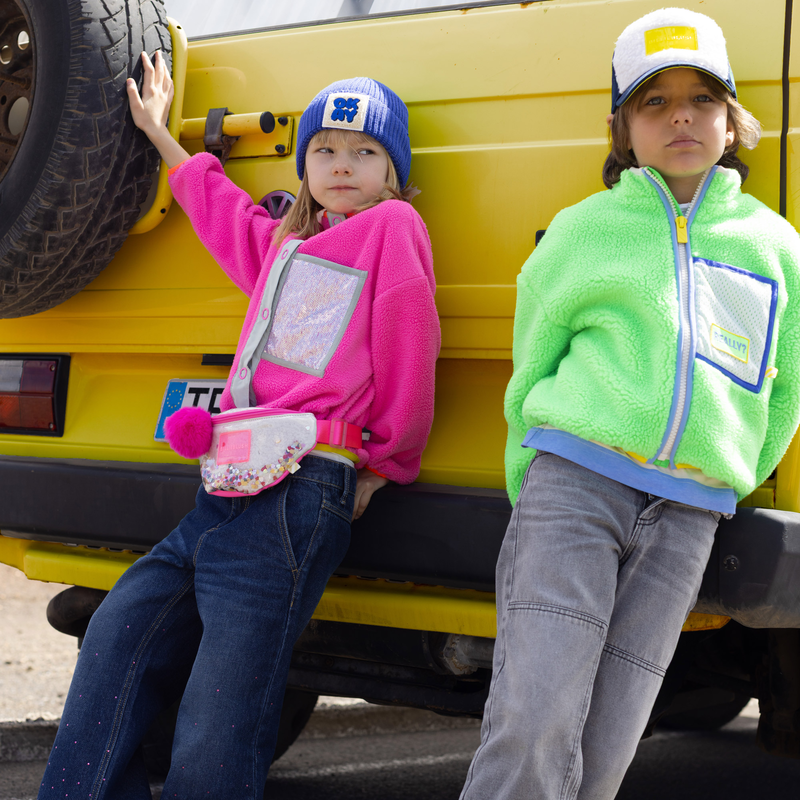 Plush fabric jacket BILLIEBLUSH 
                        BOY