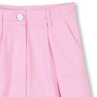 Long cotton and linen shorts DKNY 
                    GIRL