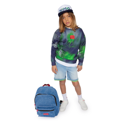 Round-neck printed sweatshirt HUGO BOY