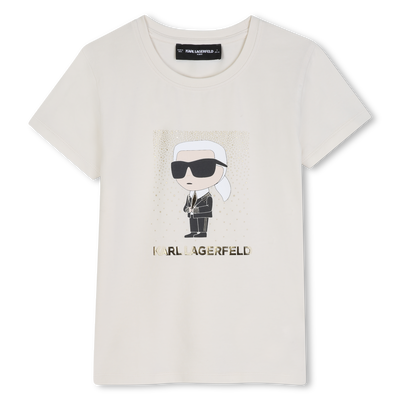 Short sleeve t-shirt KARL LAGERFELD KIDS GIRL