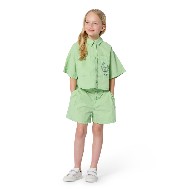 Poplin Shirt KENZO KIDS 
                        GIRL