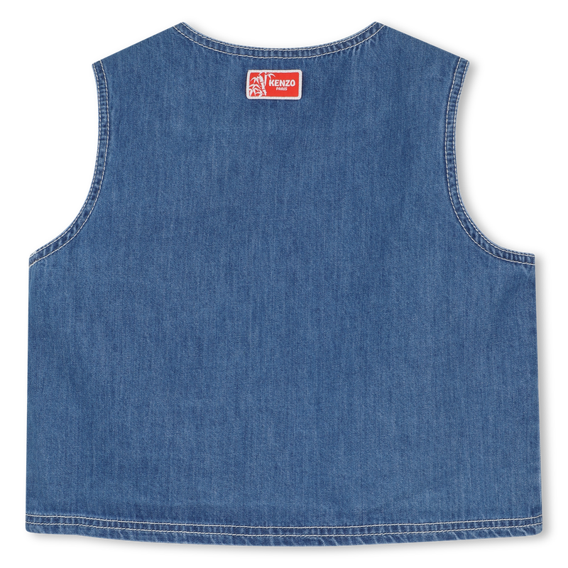Denim Vest KENZO KIDS 
                        GIRL