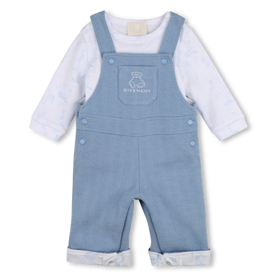 Dungaree and t-shirt set GIVENCHY BOY