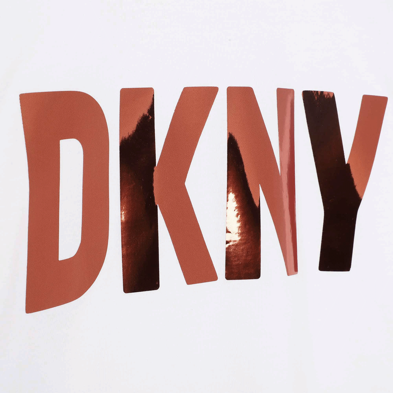 Short-sleeved cotton T-shirt DKNY 
                    GIRL