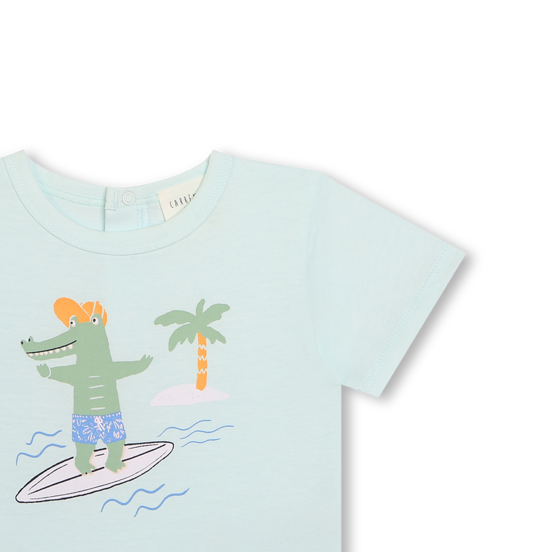 Cotton short-sleeved T-shirt CARREMENT BEAU 
                    BOY