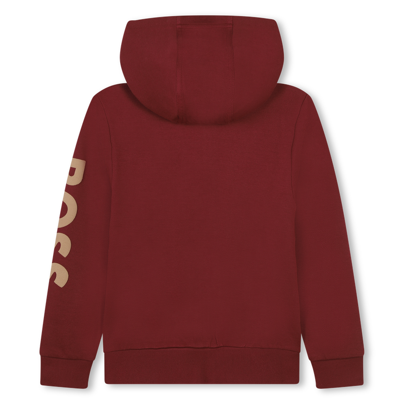 Hooded Piqué Cardigan BOSS 
                    BOY