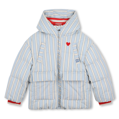 Hooded down jacket KIDS AROUND GIRL