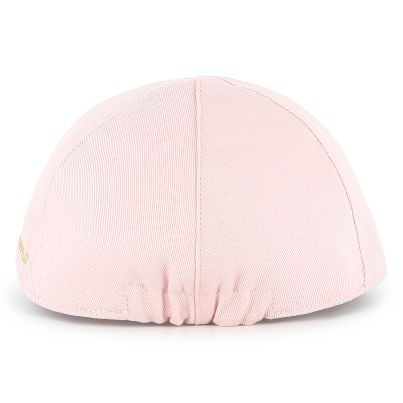 Reversible cotton cap KARL LAGERFELD KIDS 
                        GIRL