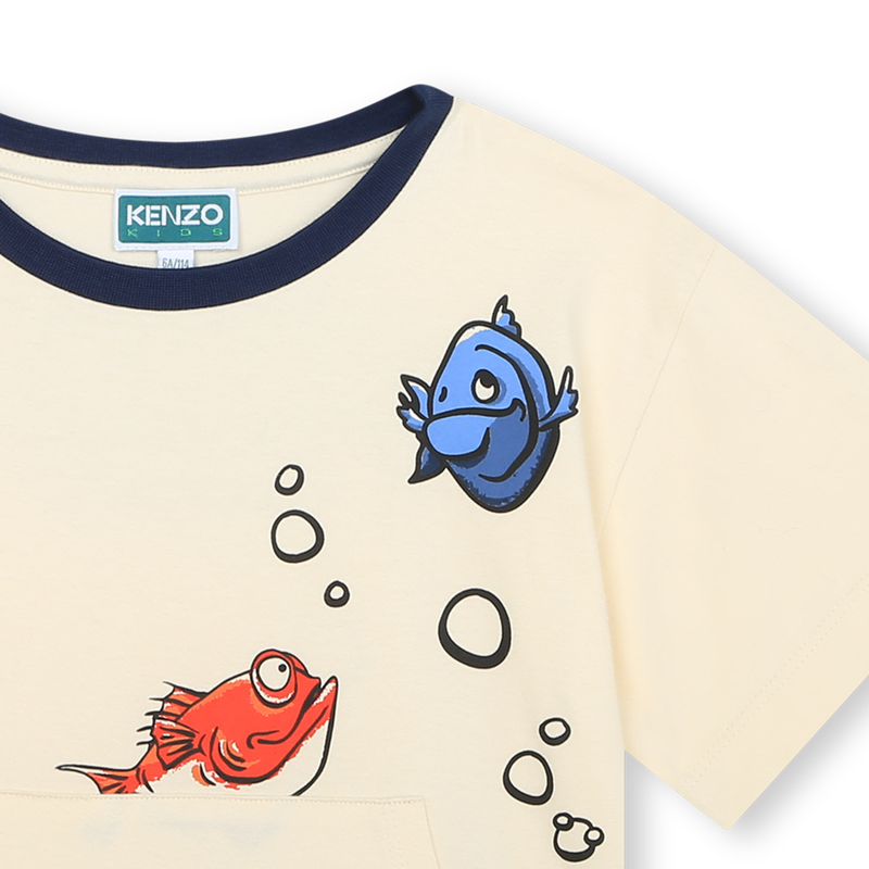 Kenzo fish hot sale shirt