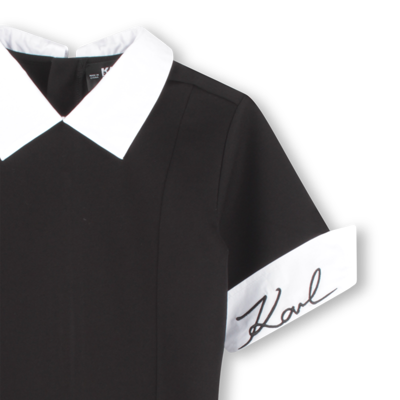 Short-sleeved dress KARL LAGERFELD KIDS 
                        GIRL