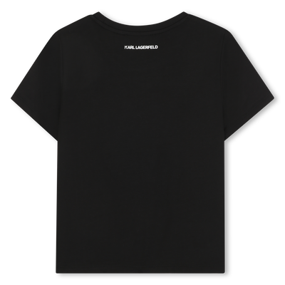 Short-sleeved T-shirt KARL LAGERFELD KIDS GIRL