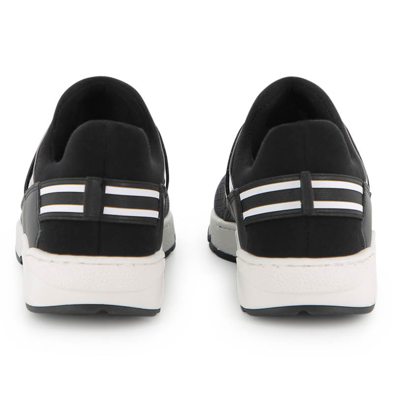 COWHIDE LEATHER SNEAKERS BOSS 
                        BOY