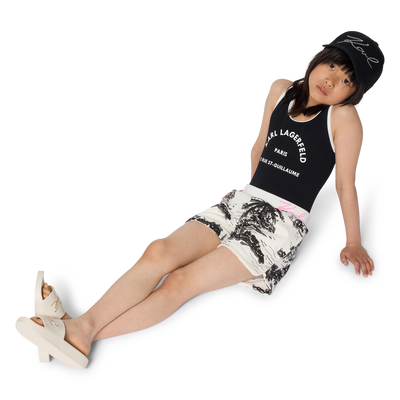 Fleece Shorts KARL LAGERFELD KIDS GIRL