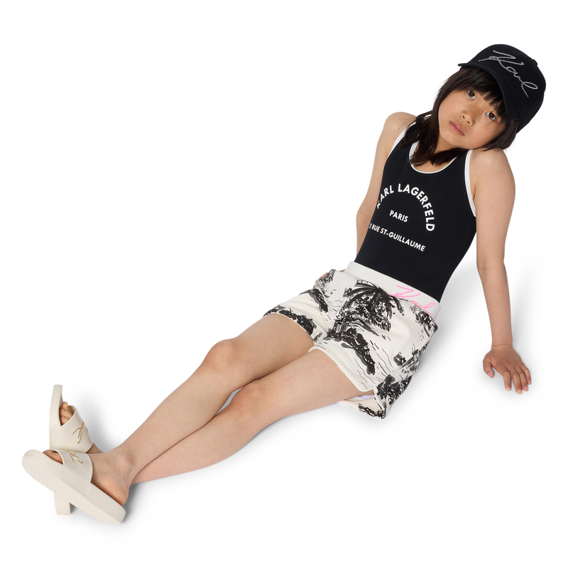 Fleece Shorts KARL LAGERFELD KIDS 
                        GIRL