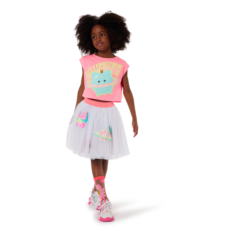 Loose-fitting printed T-shirt BILLIEBLUSH 
                    GIRL