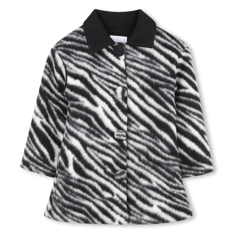 Long coat with zebra full pattern MARC JACOBS 
                        GIRL