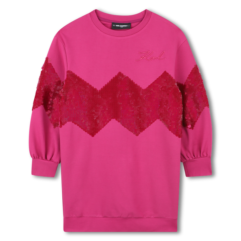 Long sleeve dress KARL LAGERFELD KIDS 
                        GIRL