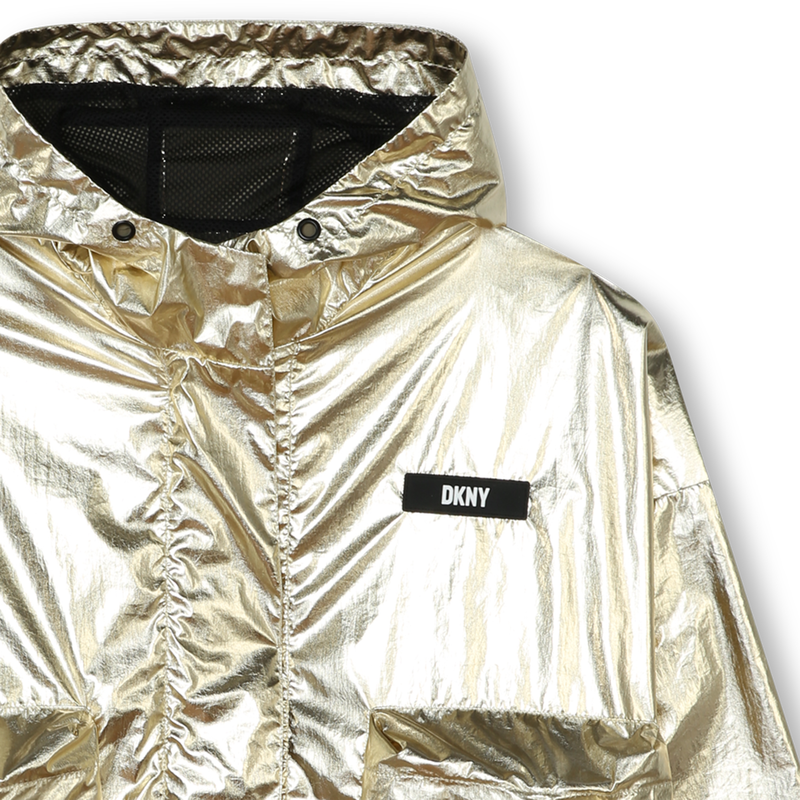 Dkny metallic jacket best sale
