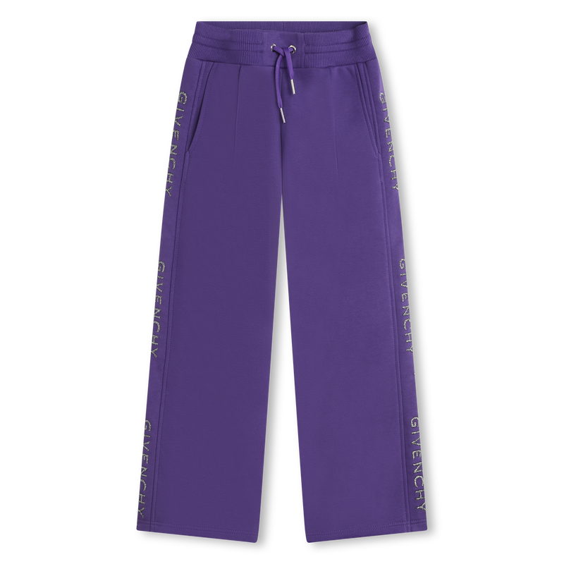 Wide-leg fleece trousers GIVENCHY 
                    GIRL