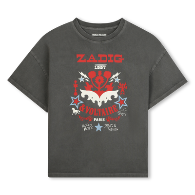 Oversized printed T-shirt ZADIG & VOLTAIRE GIRL