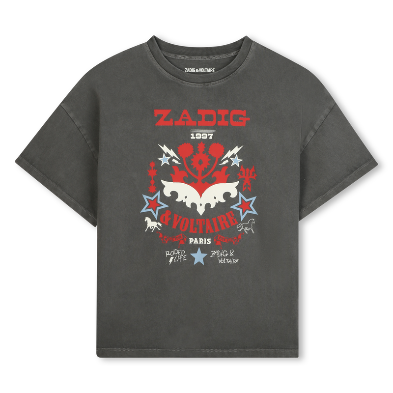 Oversized printed T-shirt ZADIG & VOLTAIRE 
                    GIRL