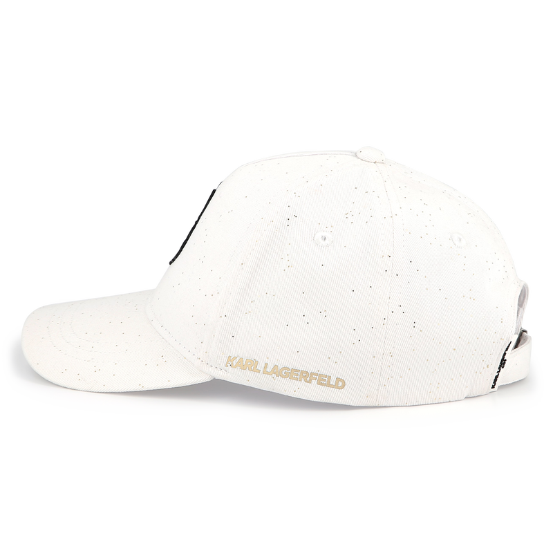 Adjustable cotton baseball cap KARL LAGERFELD KIDS 
                        GIRL