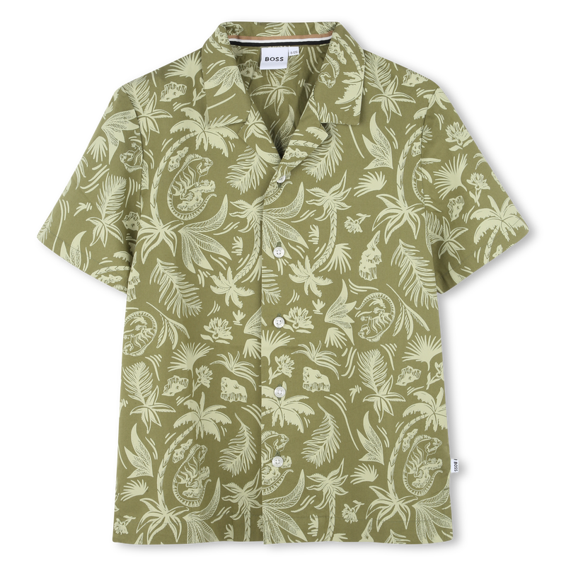 Cotton poplin shirt BOSS 
                    BOY