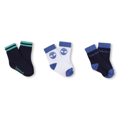Jacquard socks set of 3 TIMBERLAND BOY