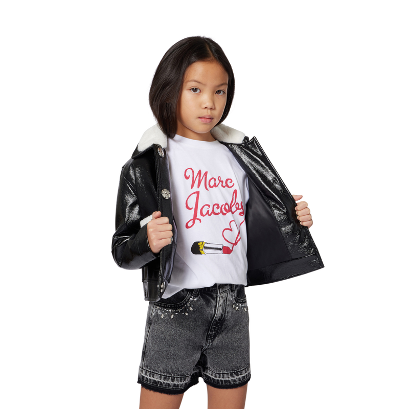 Denim shorts MARC JACOBS 
                    GIRL