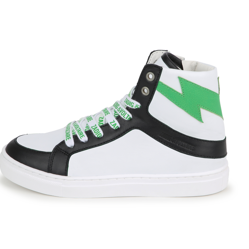 Zipped Lace-Up Sneakers ZADIG & VOLTAIRE 
                    BOY